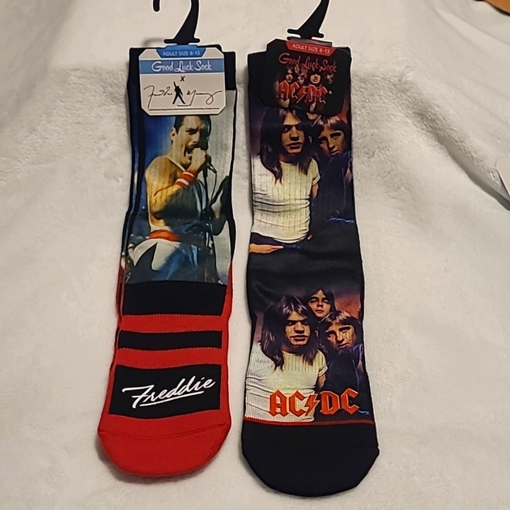 2 Pair Socks, creative designs, super soft